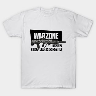 Warzone RAM7 auto rifle sharpshooter print (Call of Duty guns) T-Shirt